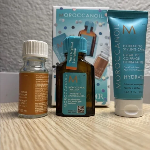 3-pc Sephora Beauty Insider Moroccanoil Set Treatment Cream Serum travel size - Picture 2 of 4